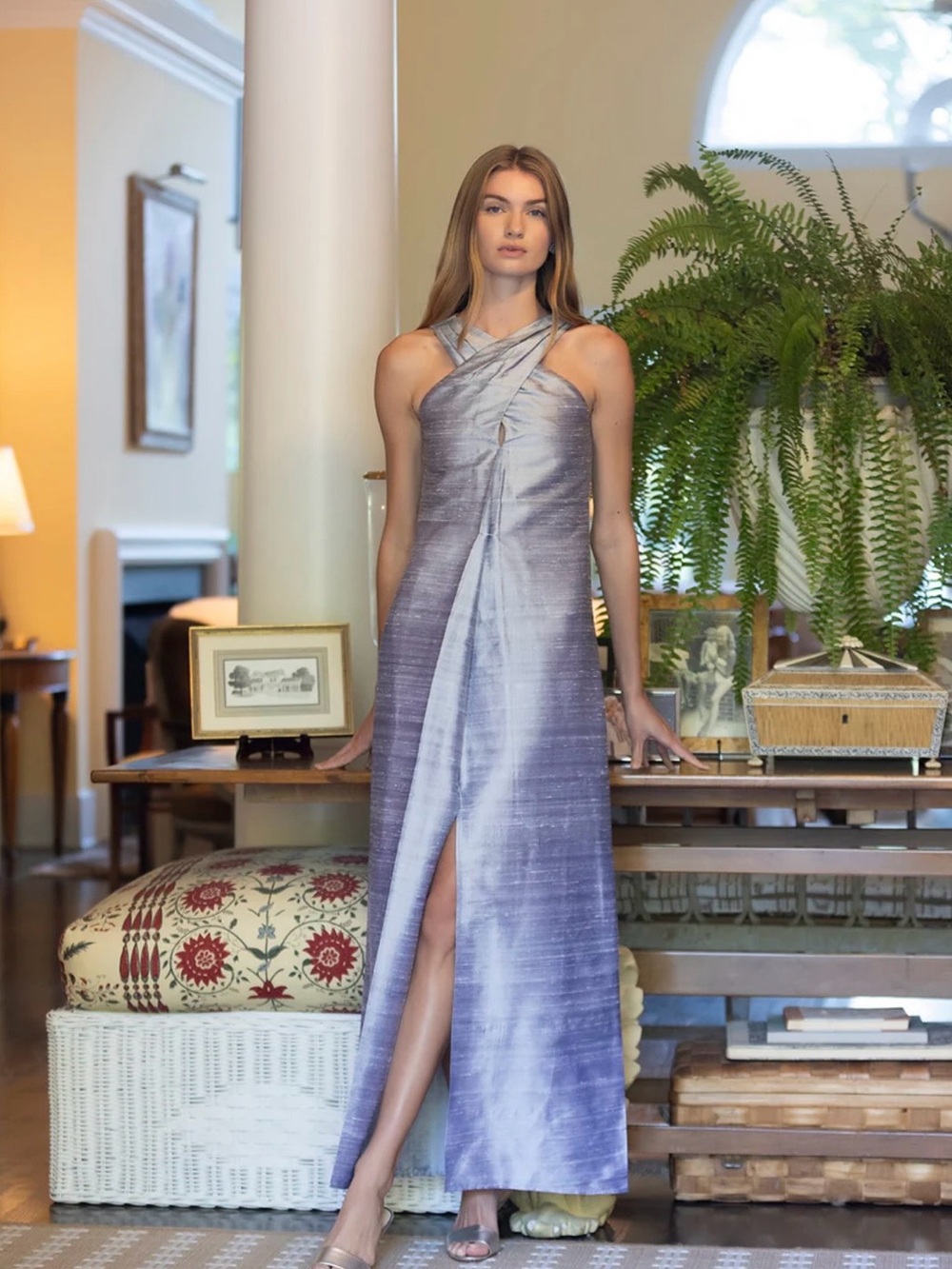Julia Amory Camille Dress in Icy Silver - SOLD OUT ONLINE!